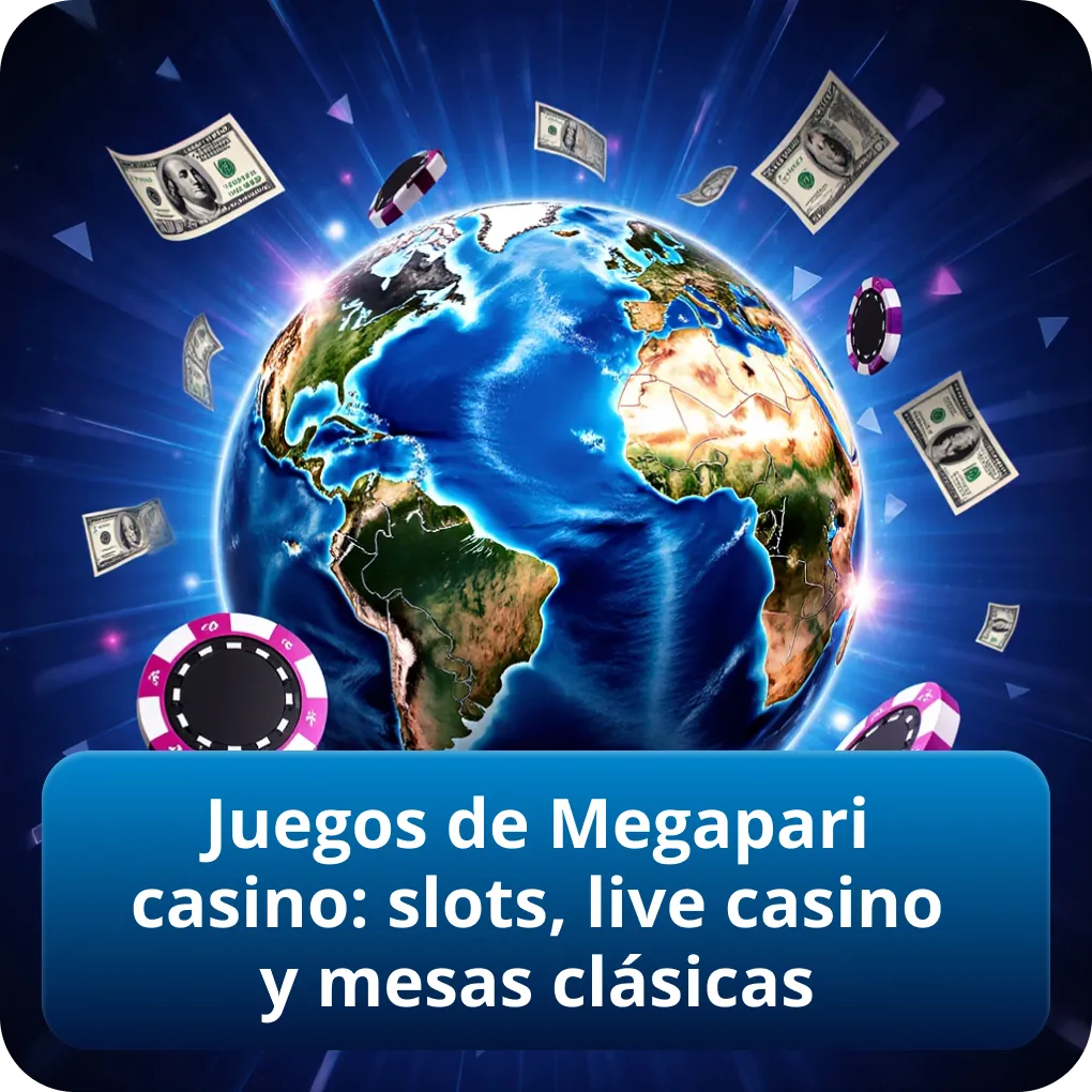 Megapari juegos de casino: slots, live casino y mesas clásicas